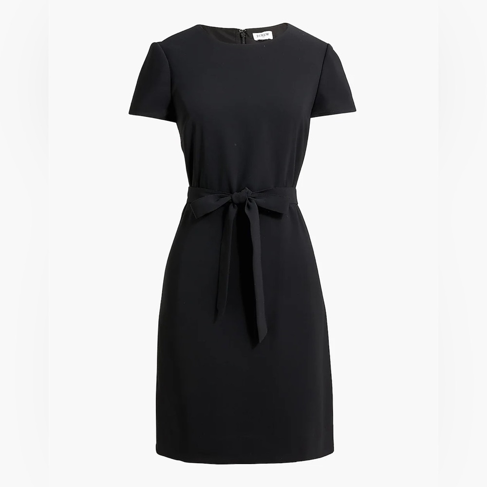 J Crew Black Suiting Dress